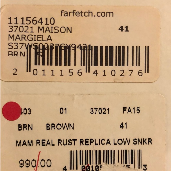 Mason Margiela replica sneakers - Picture 2 of 3